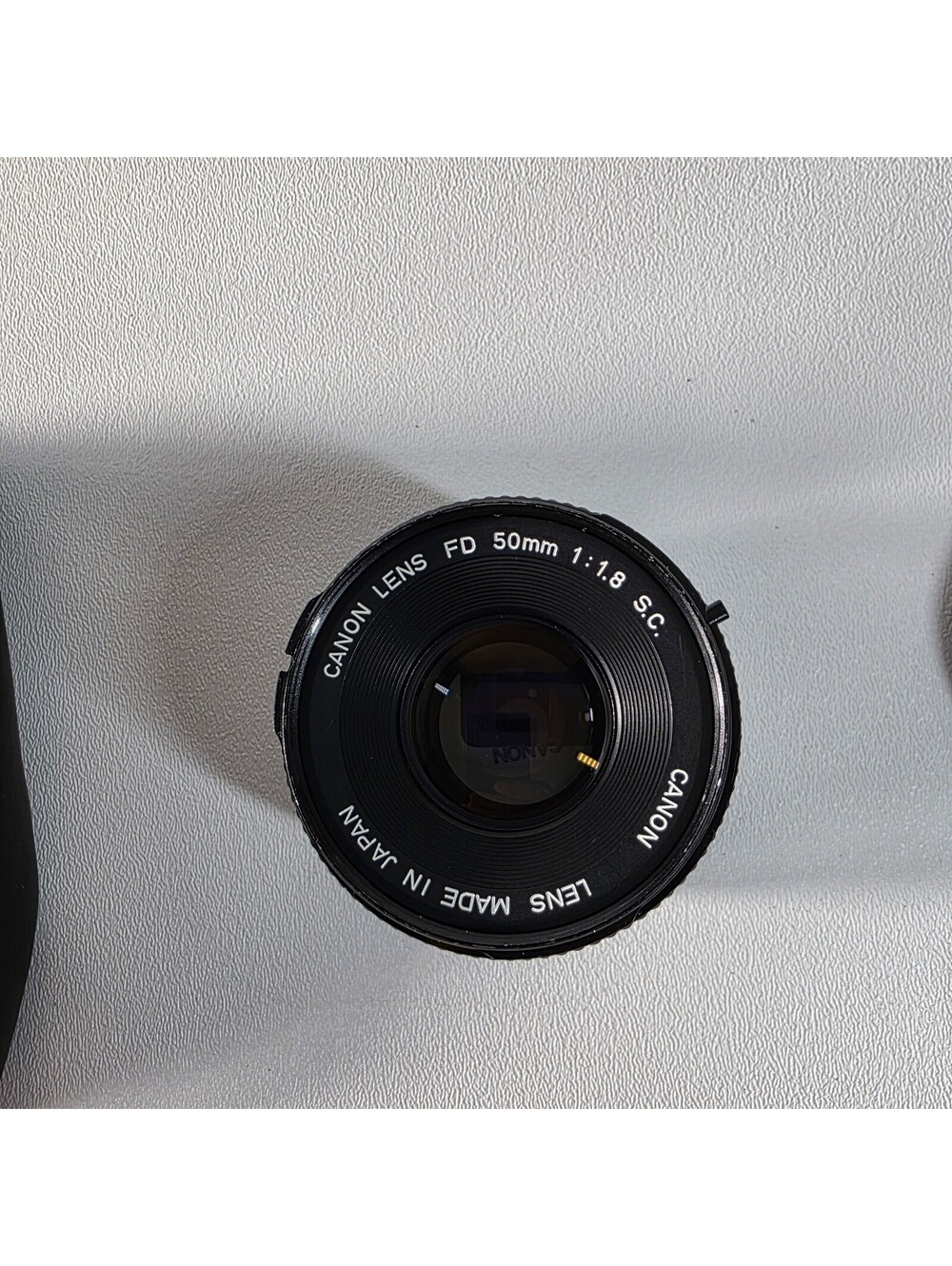 Canon FD 50mm 1:1.8 S.C. SC Manual Focus Prime Lens Clean W/Case & Lens Filter
